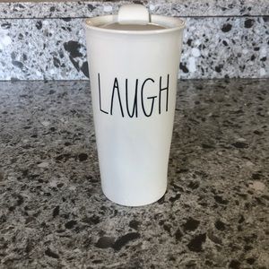 Rae Dunn LAUGH Travel Mug.
